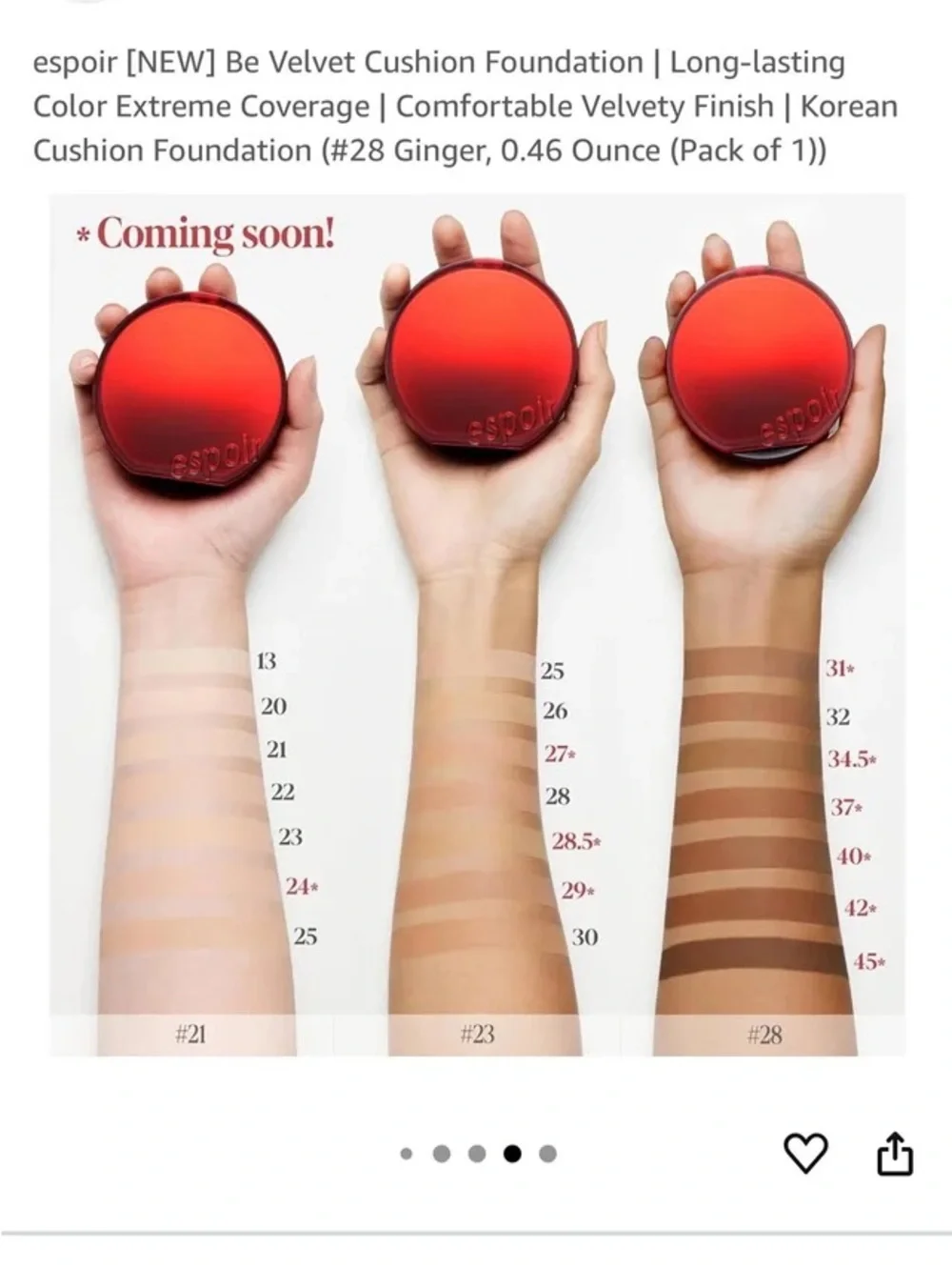 Espoir Be Velvet Cover Cushion foundation